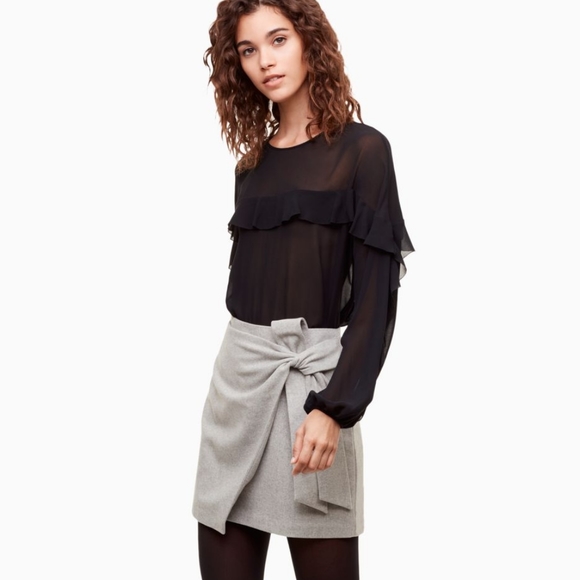 2/$40 Wilfred tie skirt / size 4 - Picture 1 of 4